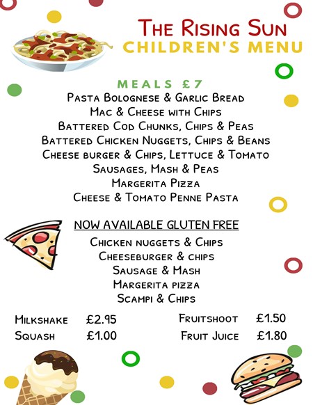 Buffet Menu 1